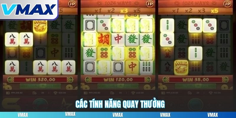 Các tính năng quay thưởng